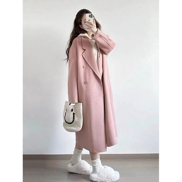 New Petite Street-style Trench Coat Fashionable And Trendy