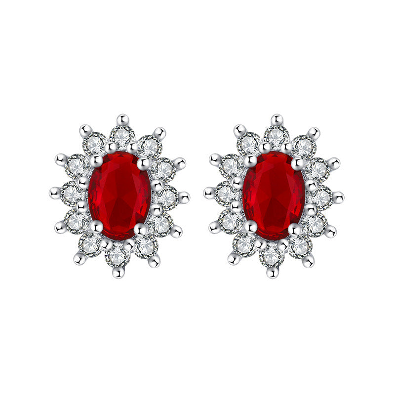 Necklace Set Ring Earrings And Pendant For Women