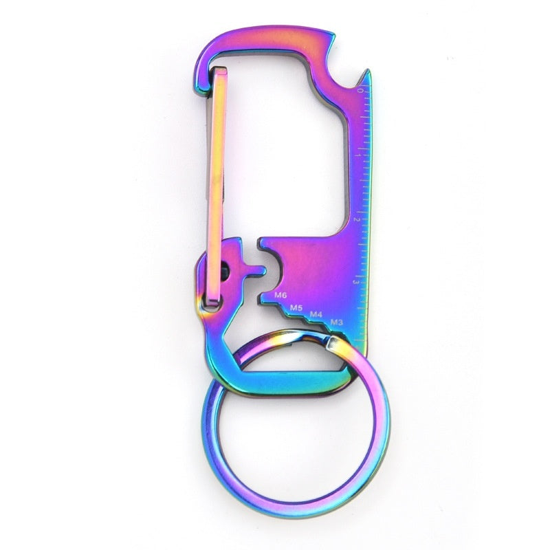 Stainless Steel Multi-Functional Keychain Pendant