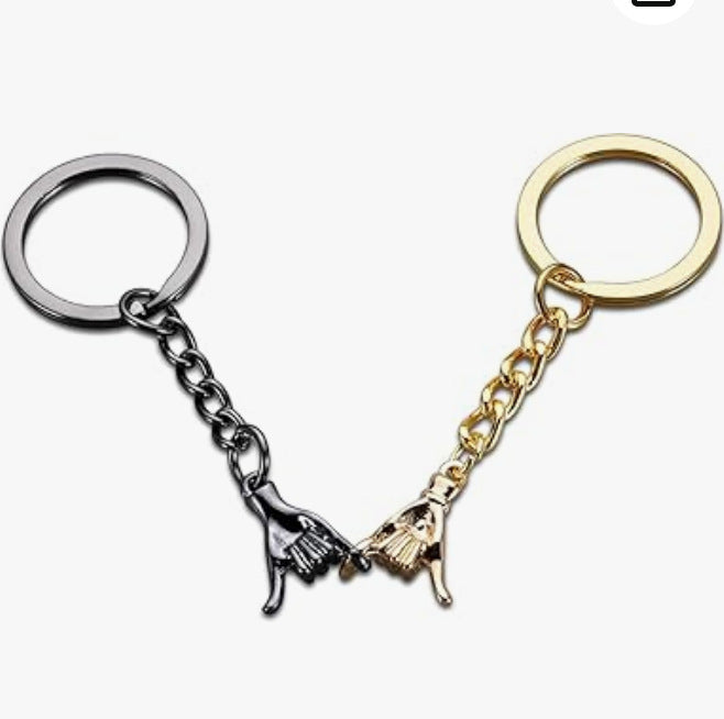 Couple Hand In Hand Creative Keychain Personality