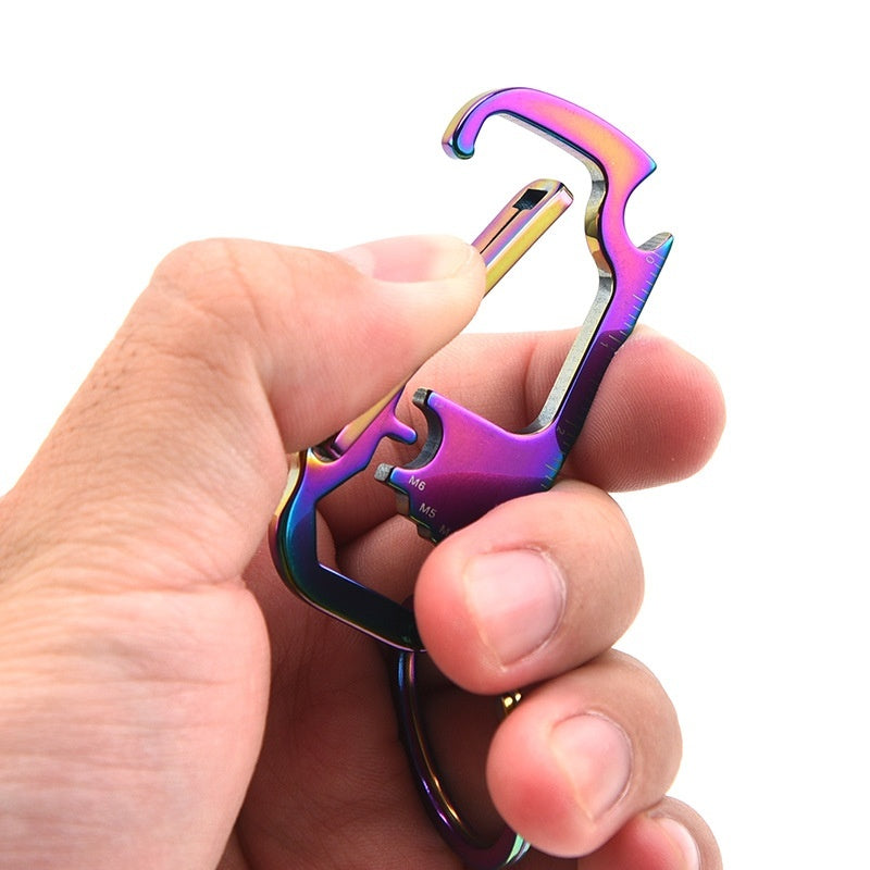 Stainless Steel Multi-Functional Keychain Pendant
