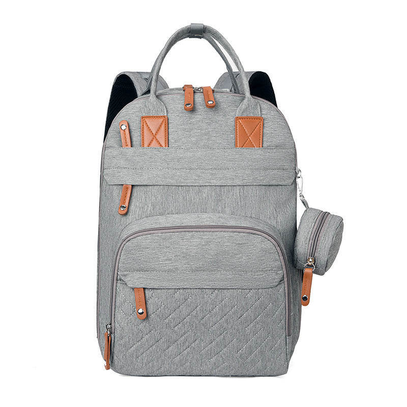 Multi-functional USB-charging Stroller Bag With Separate Dry And Wet Compartments
