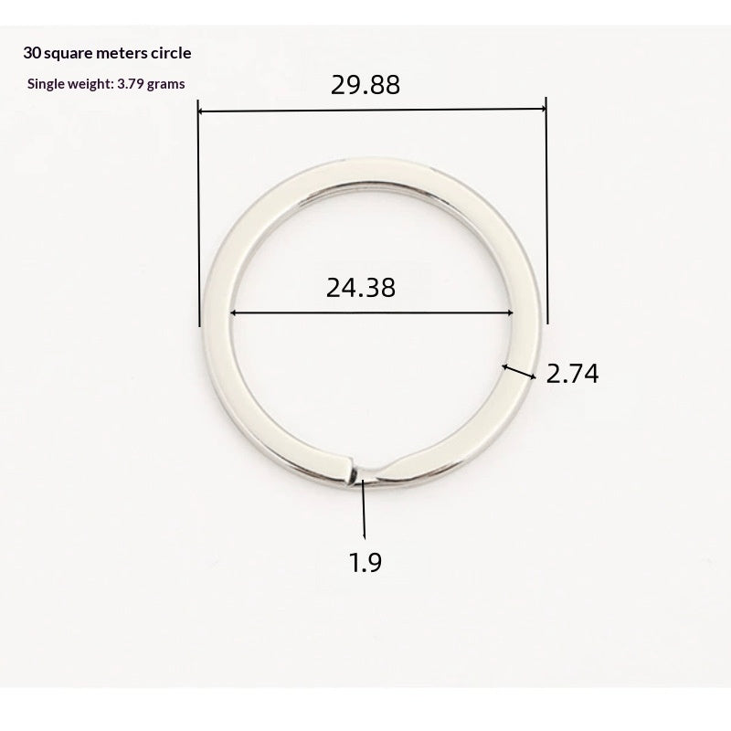 Double-layer Color-preserving Hang-plated Key Ring Hook