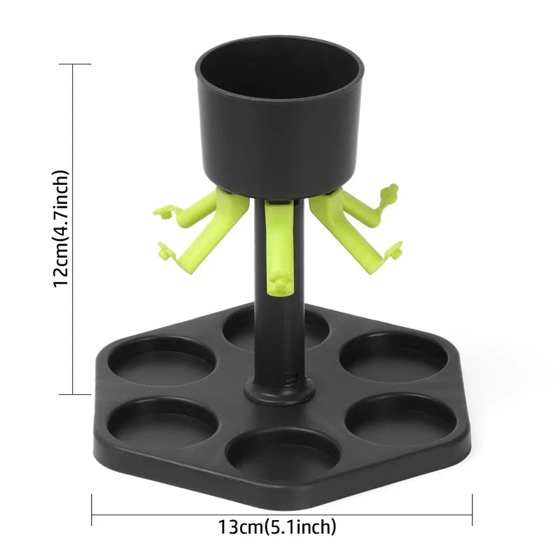 6 Shot Glass Dispenser Holder Liquor Dispenser Wine Tequila Whiskey Beer Rack home Party Shot Glass Drinking Tools Bar Accessory