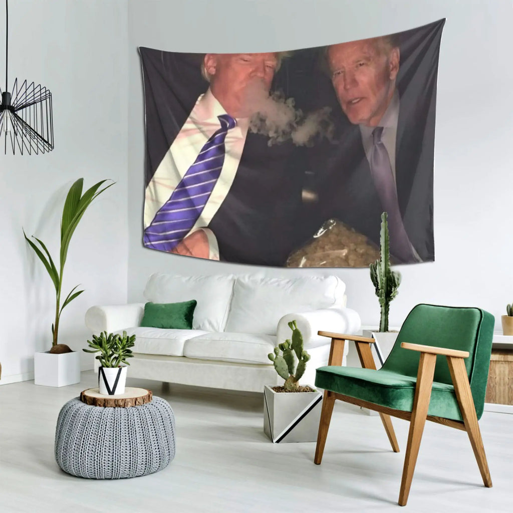 VIKAMA Fun Character Tapestry Fun Living Room Bedroom Wall Decoration Party Dormitory Game Room Soft Decora Divine Room Decora