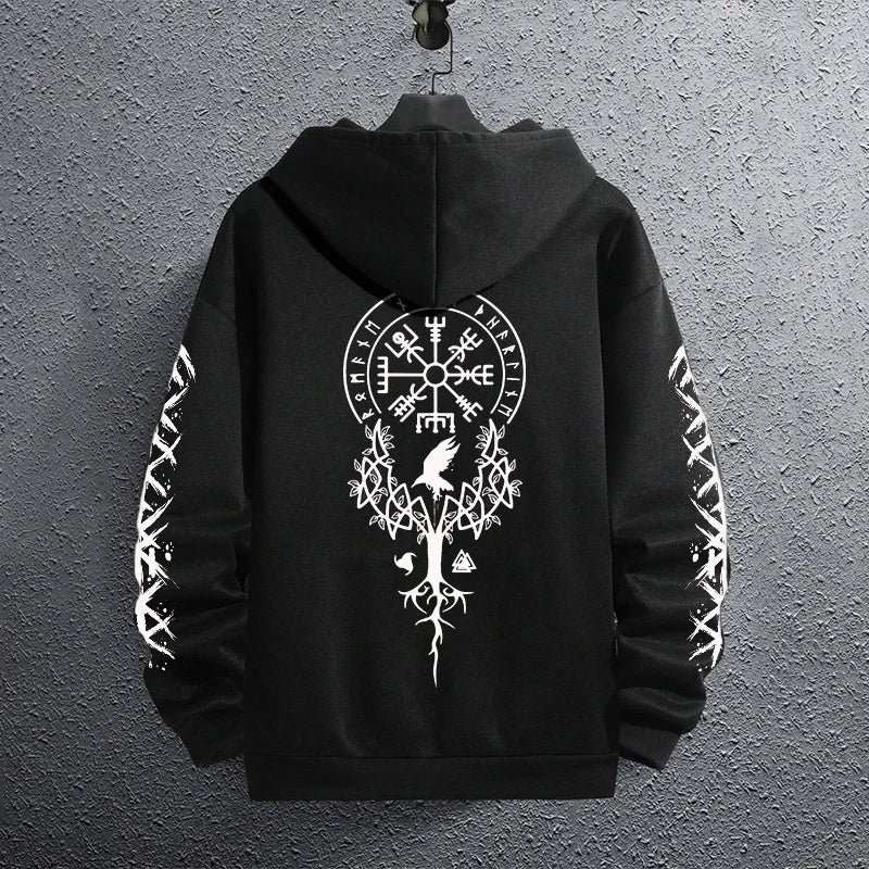 2025 Brand New Black Sweatshirts Autumn Winter Male Daily Casual Sporty Jogging Hoodie Men's Outwear Fashion Pullover