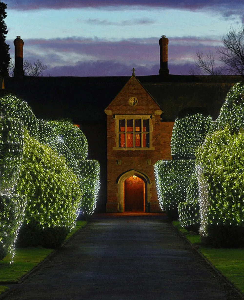 3mx3m 3mx2m 2mX2m LED String Christmas Net Lights Fairy Xmas Party Garden Wedding Decoration Curtain Light Christmas Garlands