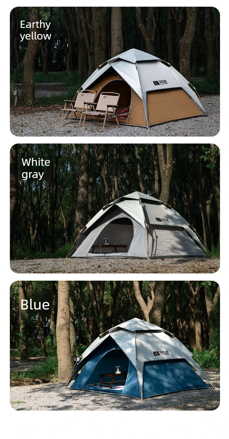 2-3 Person Waterproof Camping Tent Layer Automatic Pop Up Tent 4 Season Portable Oxford Tent Park Beach Outdoor Hiking Travel