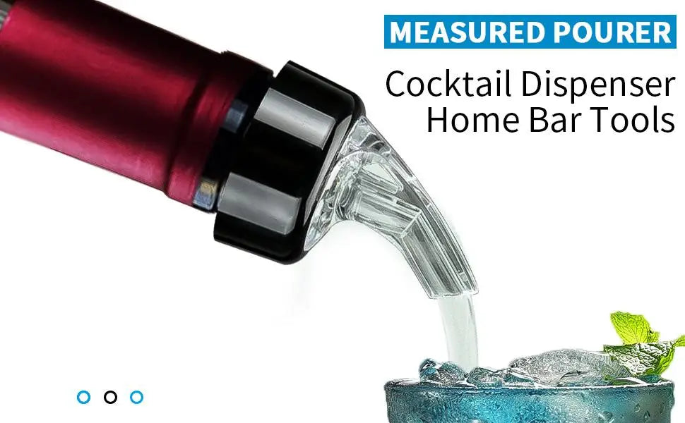Automatic Measured Bottle Pourer - Pack of 3, 20ml 30ml 40ml  Quick Shot Spirit Measure Pourer Drinks Wine Cocktail Dispenser