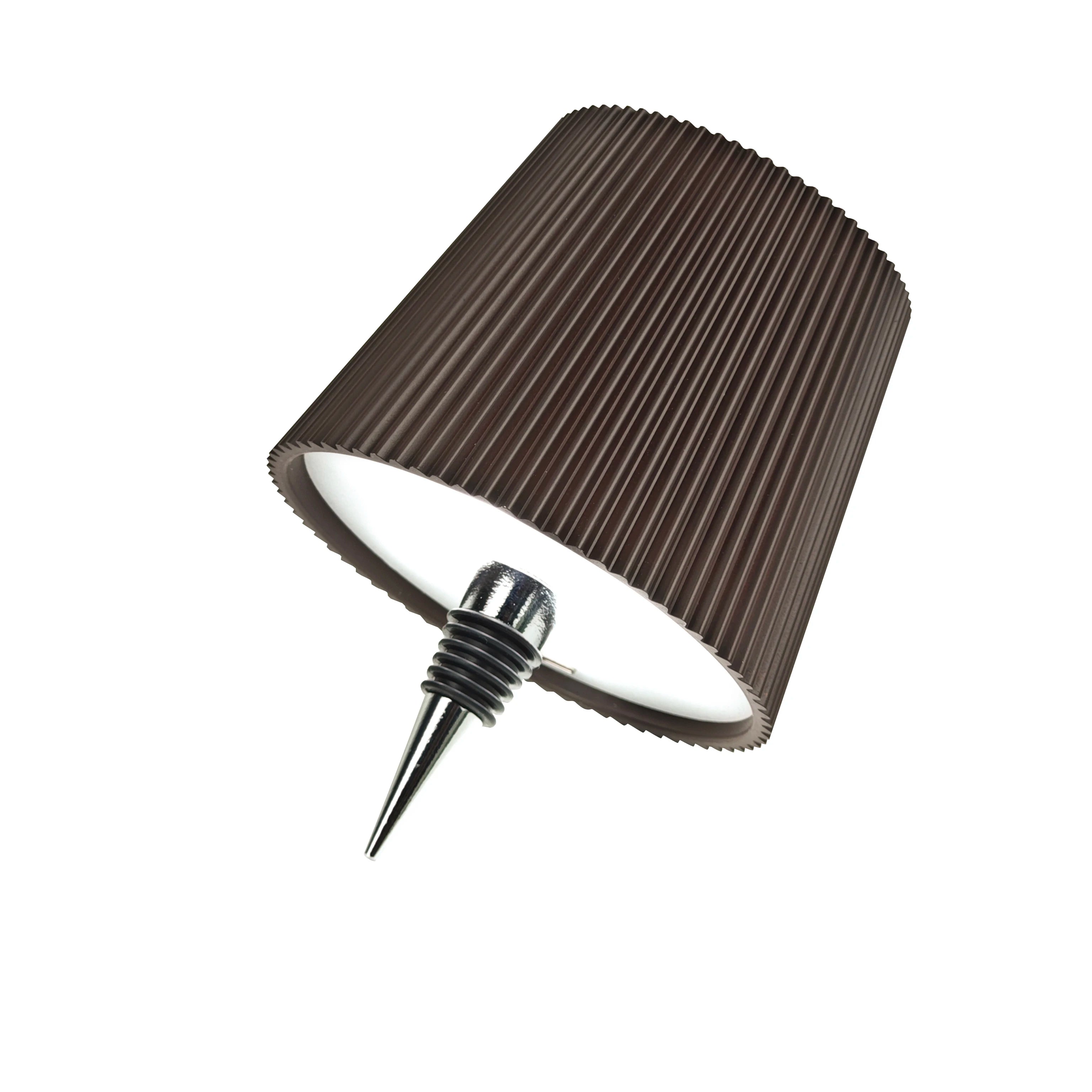 Wireless Bottle Table Lamp Touch Control of 3 Colors and Stepless Dimming Night Lamp Suitable for Bar Wine Bottles Desk Lights
