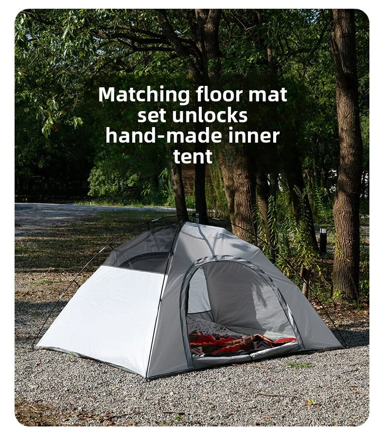 2-3 Person Waterproof Camping Tent Layer Automatic Pop Up Tent 4 Season Portable Oxford Tent Park Beach Outdoor Hiking Travel