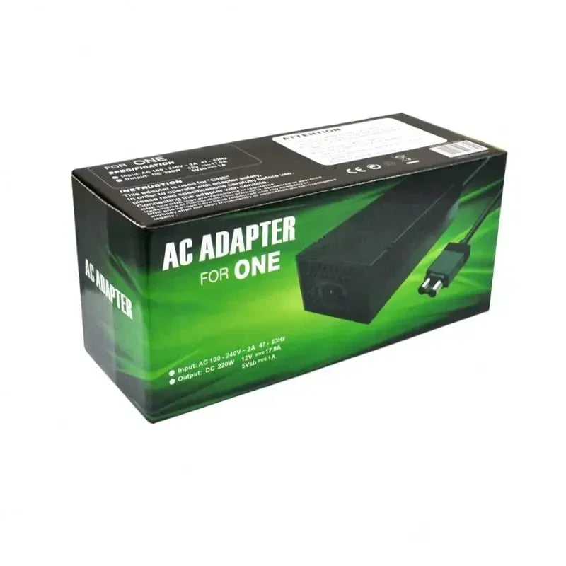 Charger for Xbox One Console Power Supply US /EU Plug  AC Adapter with Power Cord for Xbox One
