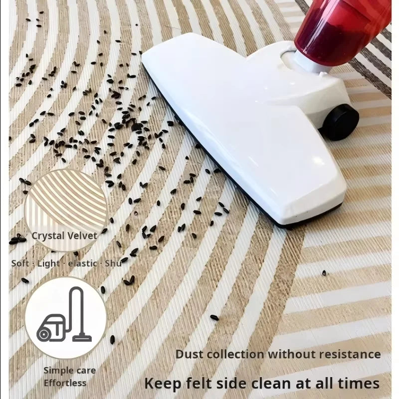 VIKAMA Crystal Velvet Door, Bathroom and Kitchen Mats: Aesthetically appealing, easy to clean, facilitate dry - wet separation a