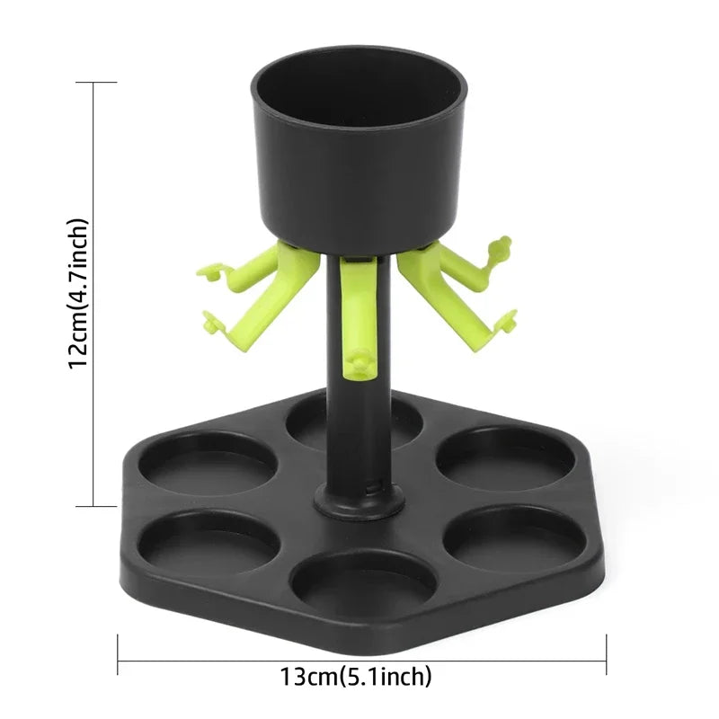 6 Shot Glass Dispenser Holder Liquor Dispenser Wine Tequila Whiskey Beer Rack home Party Shot Glass Drinking Tools Bar Accessory
