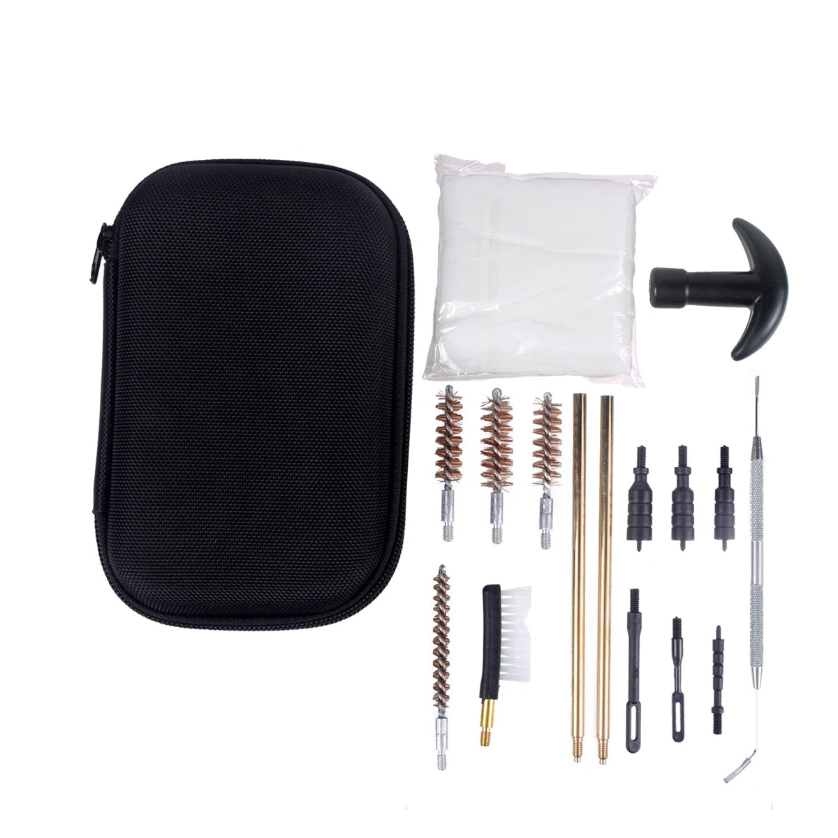 16PCS Multifunctional Pipe Dredging Nylon Brush Gun Barrel Brush Set Gun Cleaning Kit 9mm Ar15 AK 74 M16 M4 G17 19 27 1911