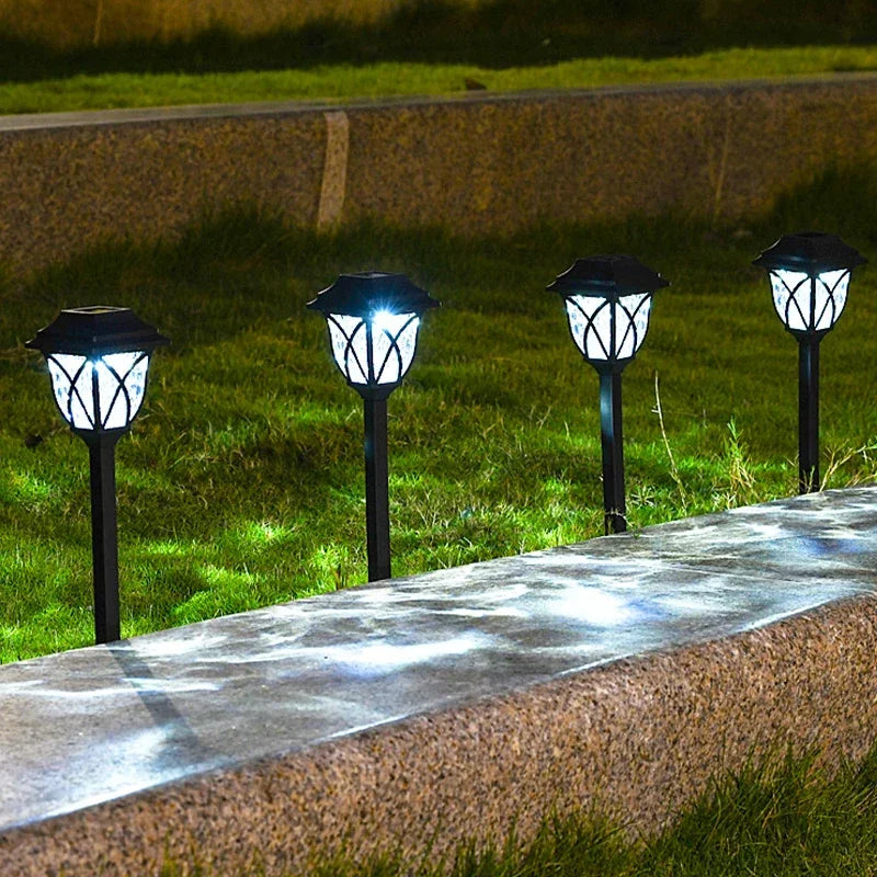 Solar Pathway Lights Outdoor Vibrant LED Mushroom Garden Stake Lighting for Walkways Lawns Driveways Landscapes Decorative