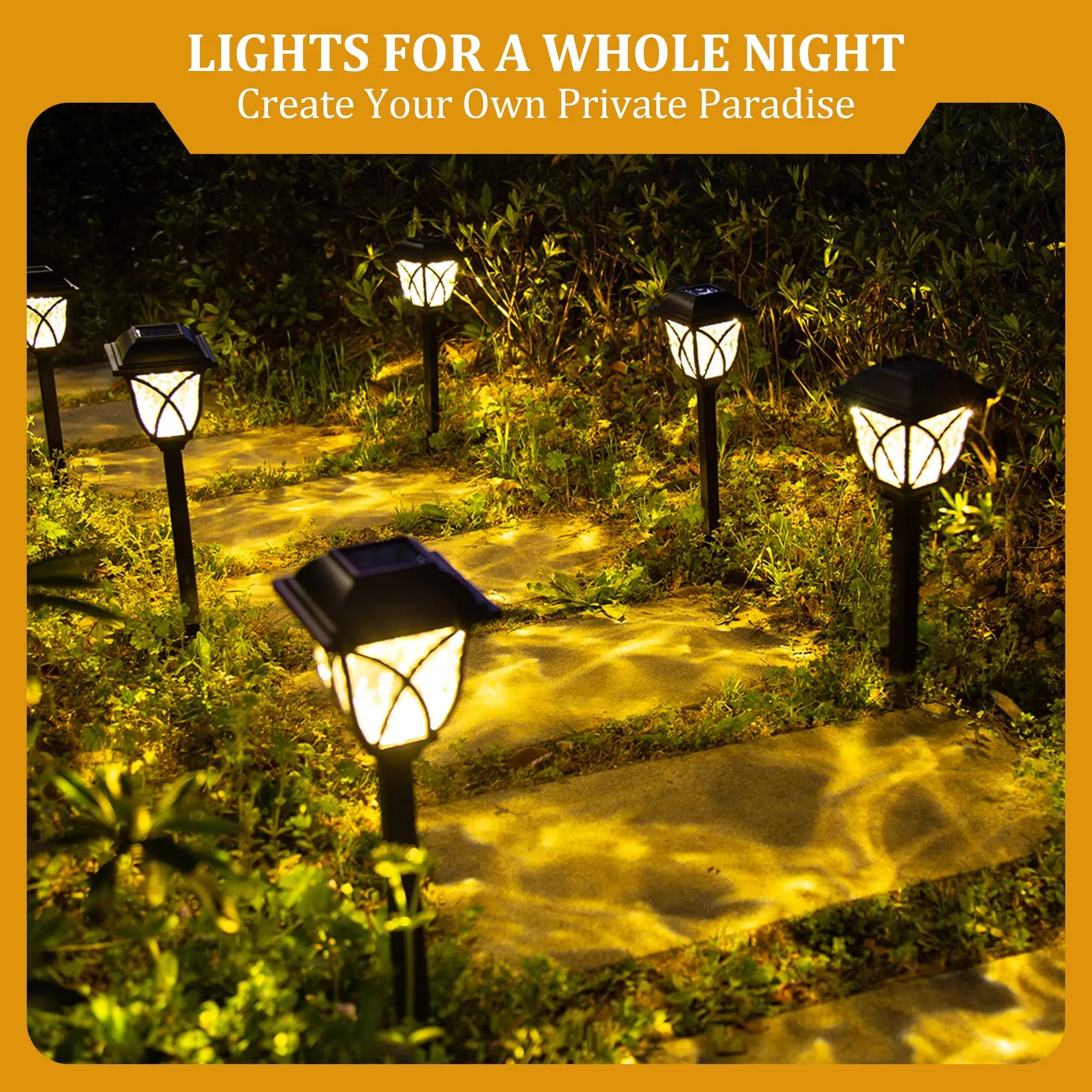 Solar Pathway Lights Outdoor Vibrant LED Mushroom Garden Stake Lighting for Walkways Lawns Driveways Landscapes Decorative