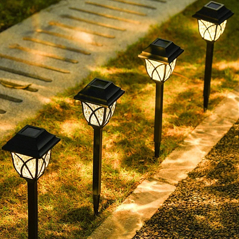 Solar Pathway Lights Outdoor Vibrant LED Mushroom Garden Stake Lighting for Walkways Lawns Driveways Landscapes Decorative
