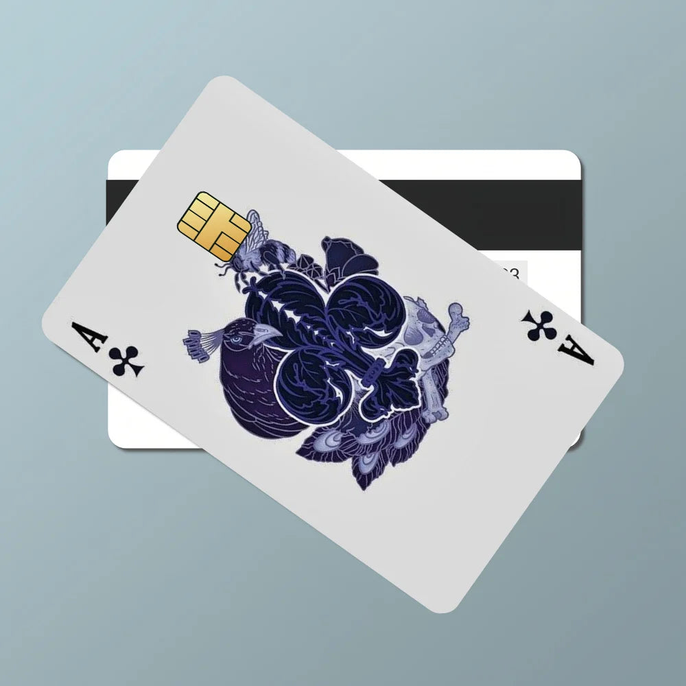 playing cards Decorative Small Waterproof Chip 4PCS Card Sticker New Anti-Scratch