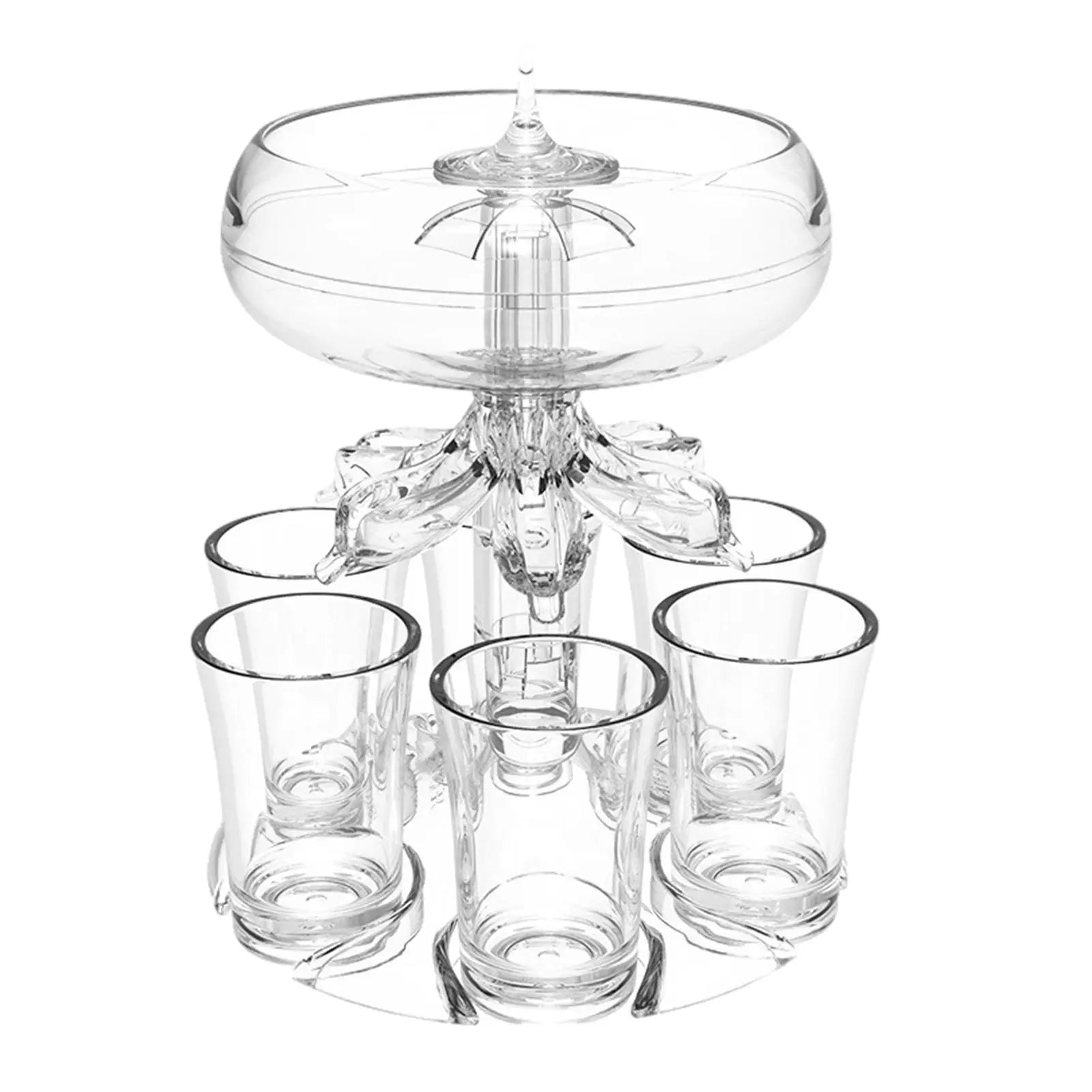 Shot Pourer Dispenser Shot Pourer Liquor Dispenser Cocktail Dispenser 6 Shots Party Drink Dispenser Shot Glass Holder Beverage