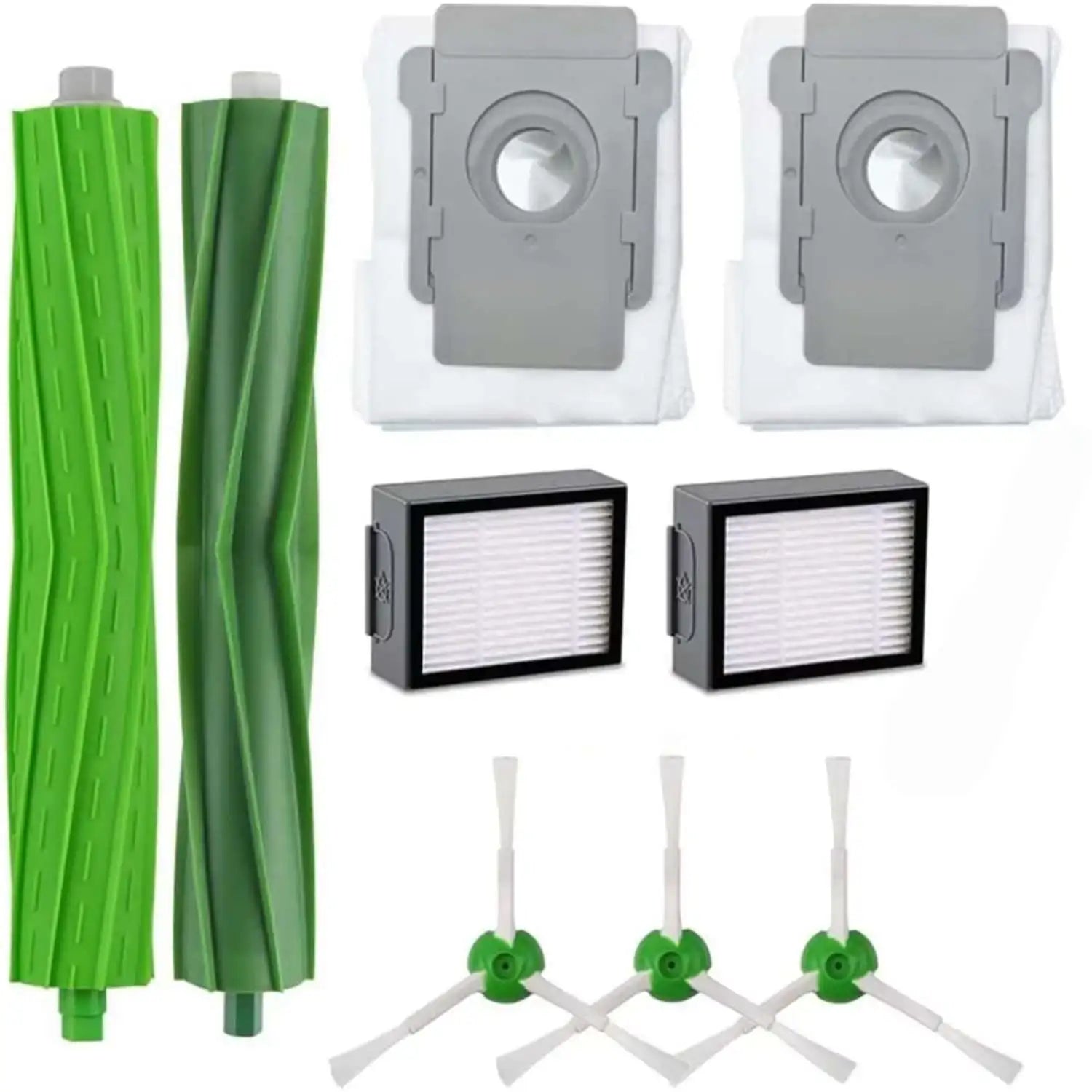 For iRobot Roomba i1 i1+ i3 i3+ i4 i4+ i6 i6+ i7 i7+ i8 i8+/Plus E5 E6 E7 I,E &J Series Vacuum Cleaner, Brushes, Filters, Bags