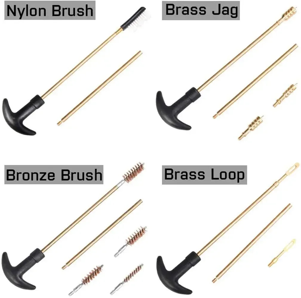 16PCS Multifunctional Pipe Dredging Nylon Brush Gun Barrel Brush Set Gun Cleaning Kit 9mm Ar15 AK 74 M16 M4 G17 19 27 1911
