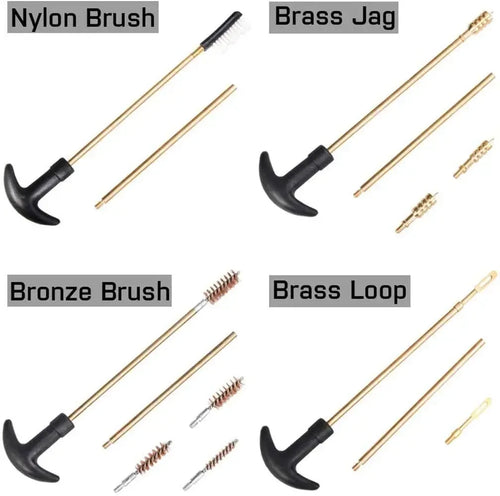 16PCS Multifunctional Pipe Dredging Nylon Brush Gun Barrel Brush Set Gun Cleaning Kit 9mm Ar15 AK 74 M16 M4 G17 19 27 1911