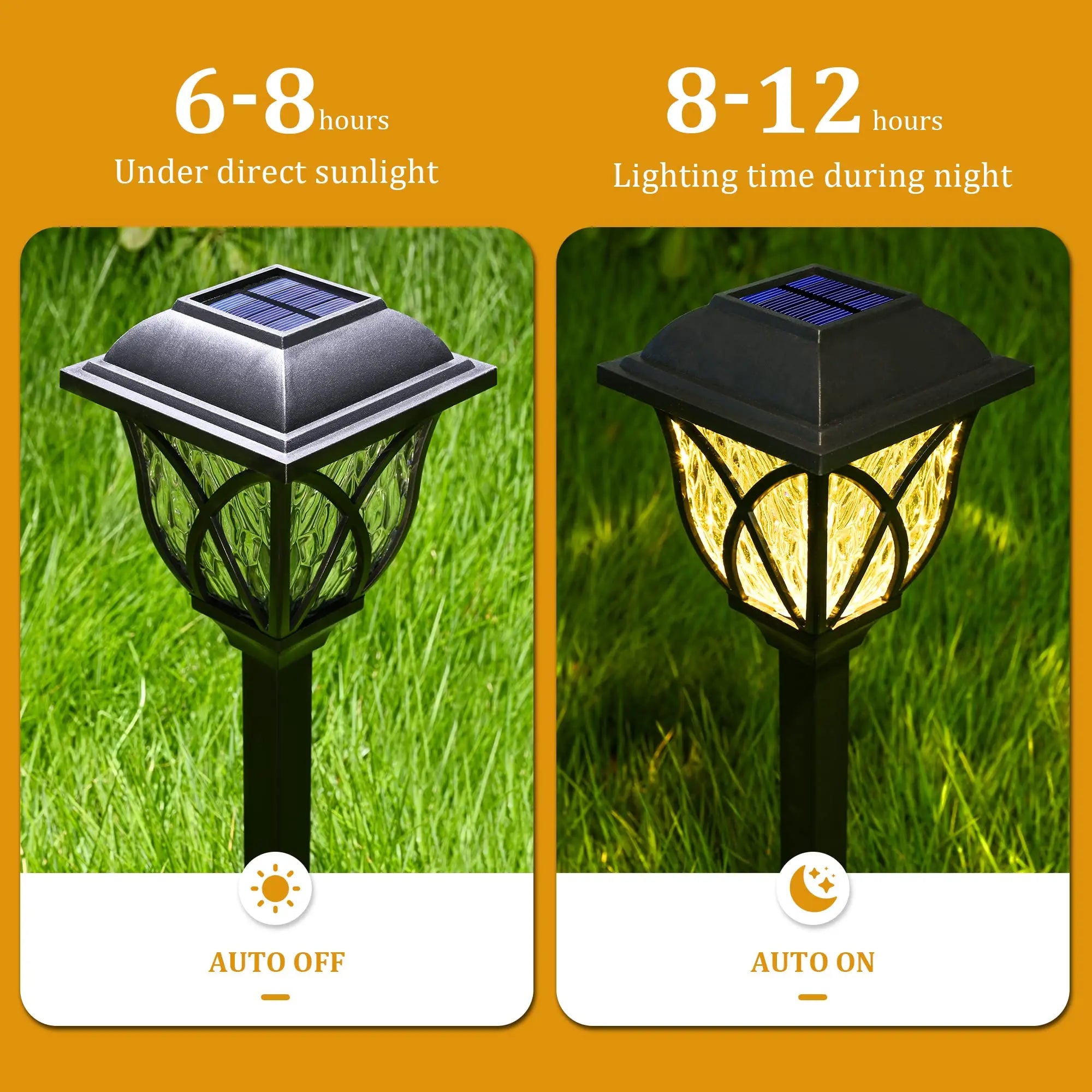 Solar Pathway Lights Outdoor Vibrant LED Mushroom Garden Stake Lighting for Walkways Lawns Driveways Landscapes Decorative