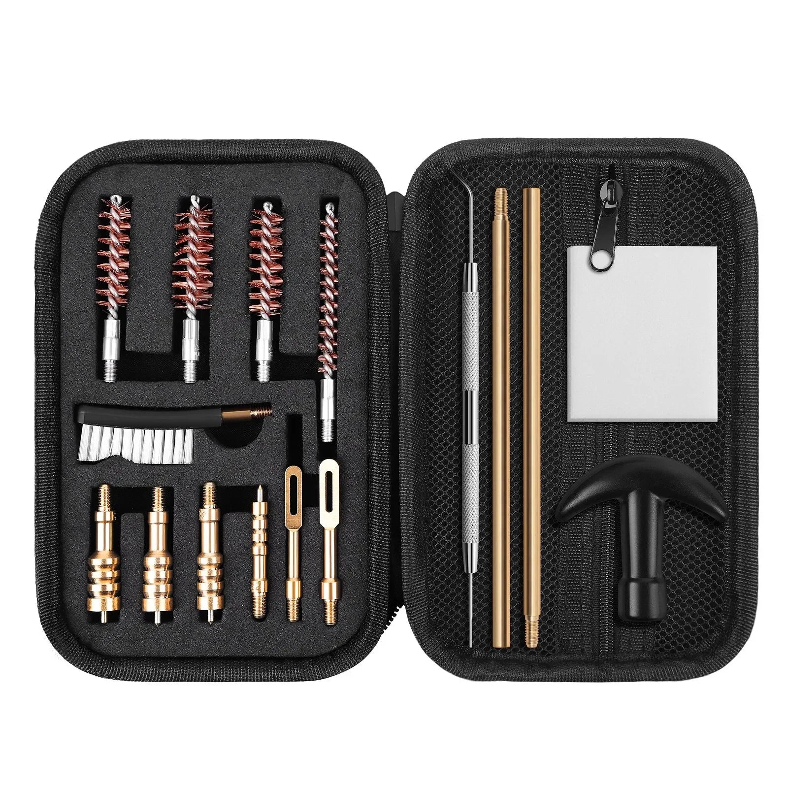 16PCS Multifunctional Pipe Dredging Nylon Brush Gun Barrel Brush Set Gun Cleaning Kit 9mm Ar15 AK 74 M16 M4 G17 19 27 1911