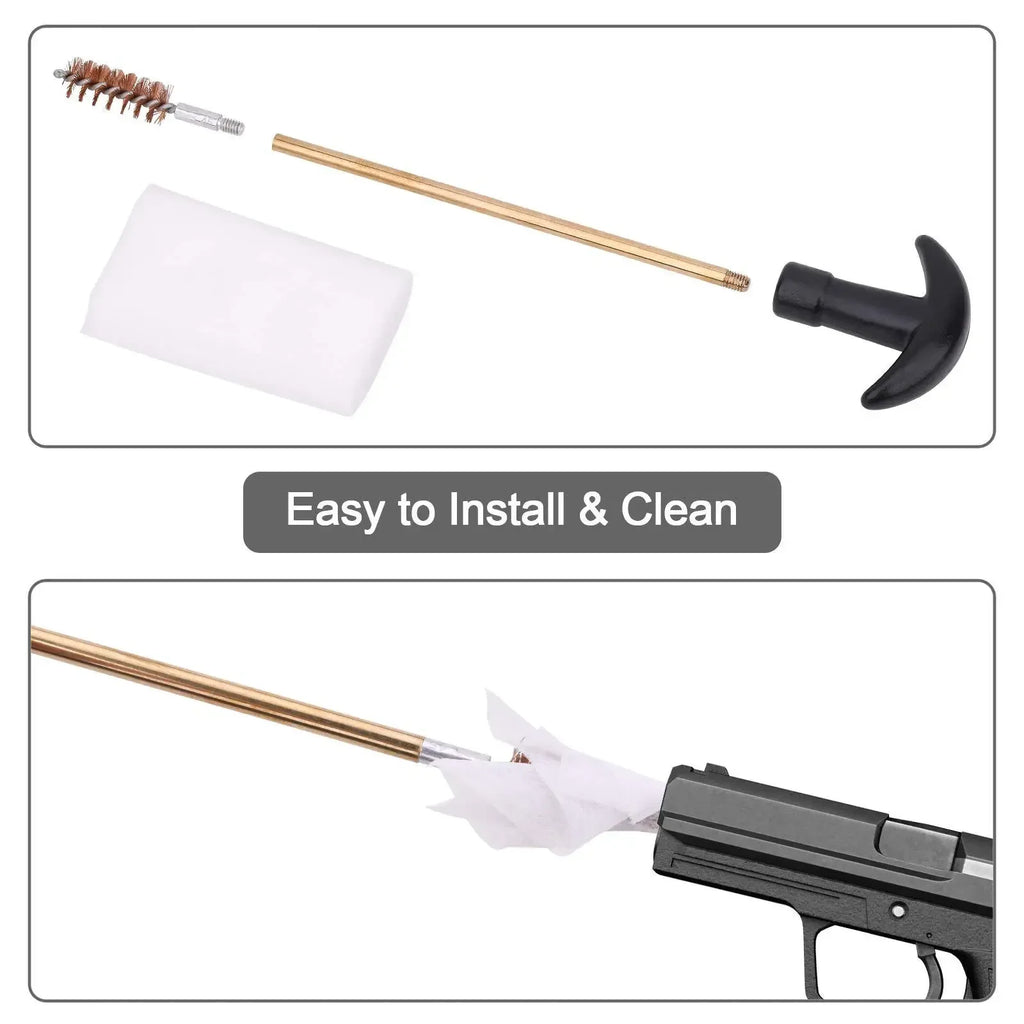 16PCS Multifunctional Pipe Dredging Nylon Brush Gun Barrel Brush Set Gun Cleaning Kit 9mm Ar15 AK 74 M16 M4 G17 19 27 1911
