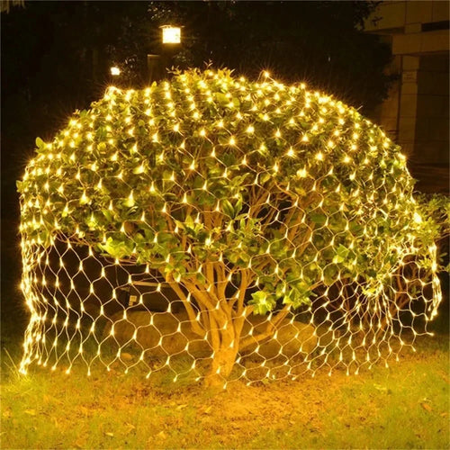 3mx3m 3mx2m 2mX2m LED String Christmas Net Lights Fairy Xmas Party Garden Wedding Decoration Curtain Light Christmas Garlands