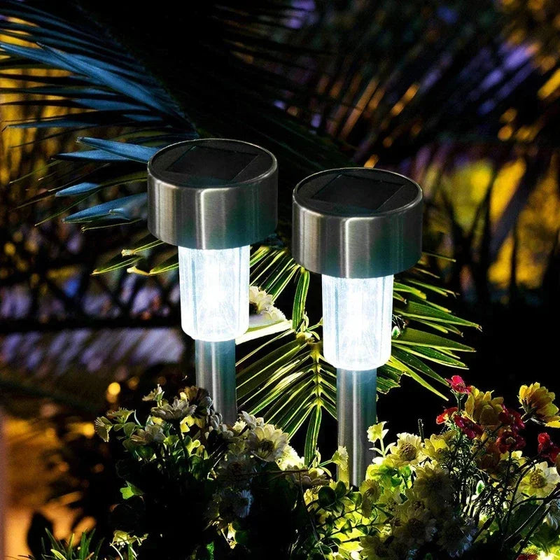 1/5/10PCS Solar Powered Garden Lantern Outdoor Lights Landscape Lighting Pathway Yard Lawn Patio Garden Decorative Lamp