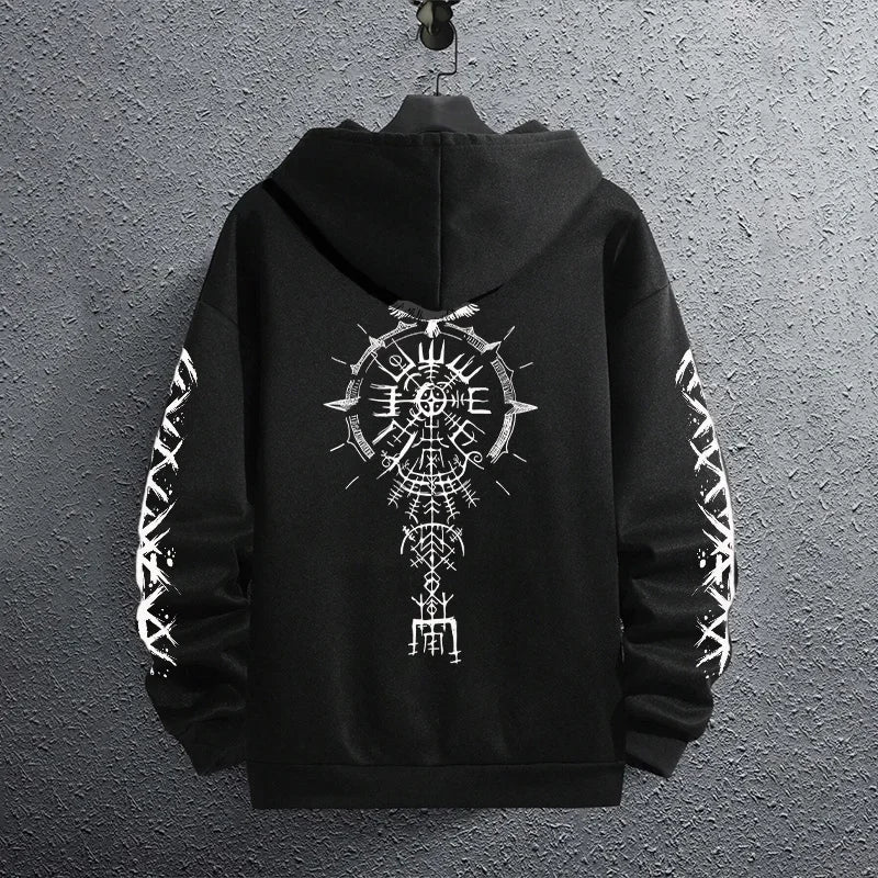 2025 Brand New Black Sweatshirts Autumn Winter Male Daily Casual Sporty Jogging Hoodie Men's Outwear Fashion Pullover