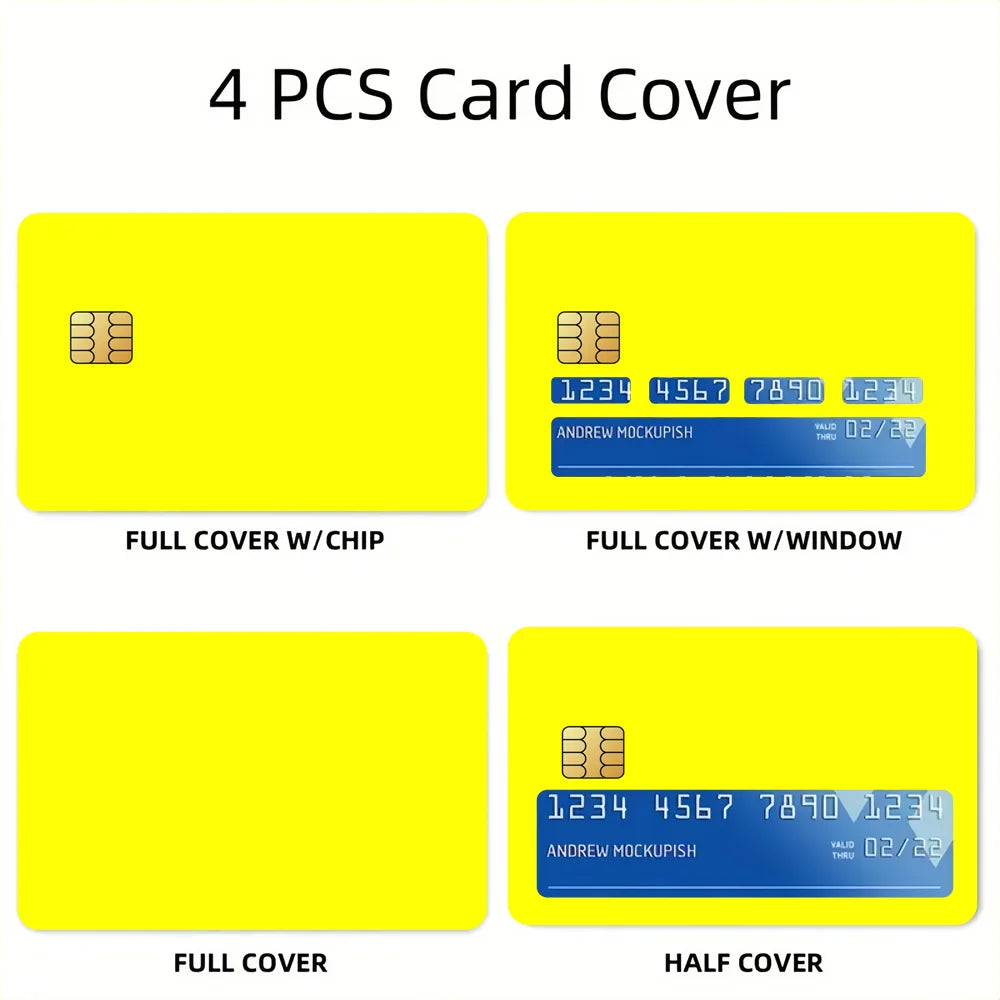 playing cards Decorative Small Waterproof Chip 4PCS Card Sticker New Anti-Scratch