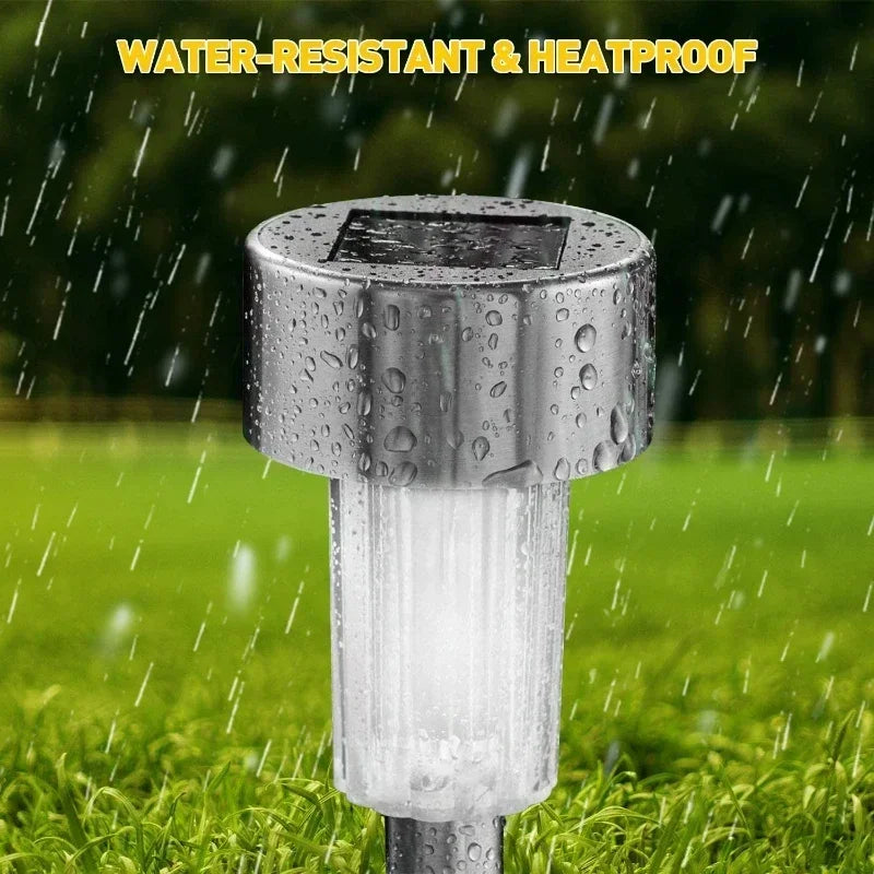1/5/10PCS Solar Powered Garden Lantern Outdoor Lights Landscape Lighting Pathway Yard Lawn Patio Garden Decorative Lamp