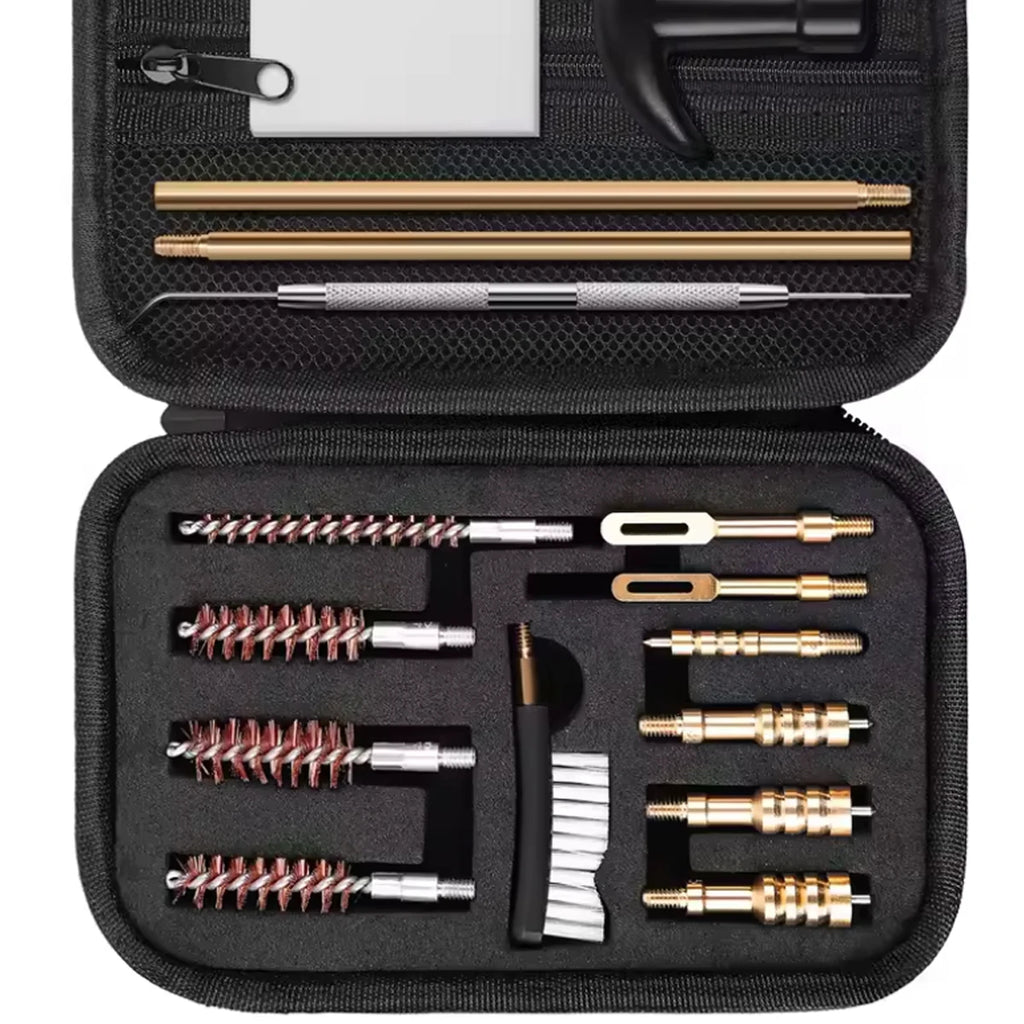 16PCS Multifunctional Pipe Dredging Nylon Brush Gun Barrel Brush Set Gun Cleaning Kit 9mm Ar15 AK 74 M16 M4 G17 19 27 1911