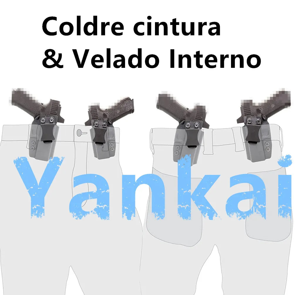 kydex Internal Holster For Taurus G3 TORO Full with Olight PL Mini 2 Valkyrie 600 Lumens Flashlight laser Optic Red Dot Sight
