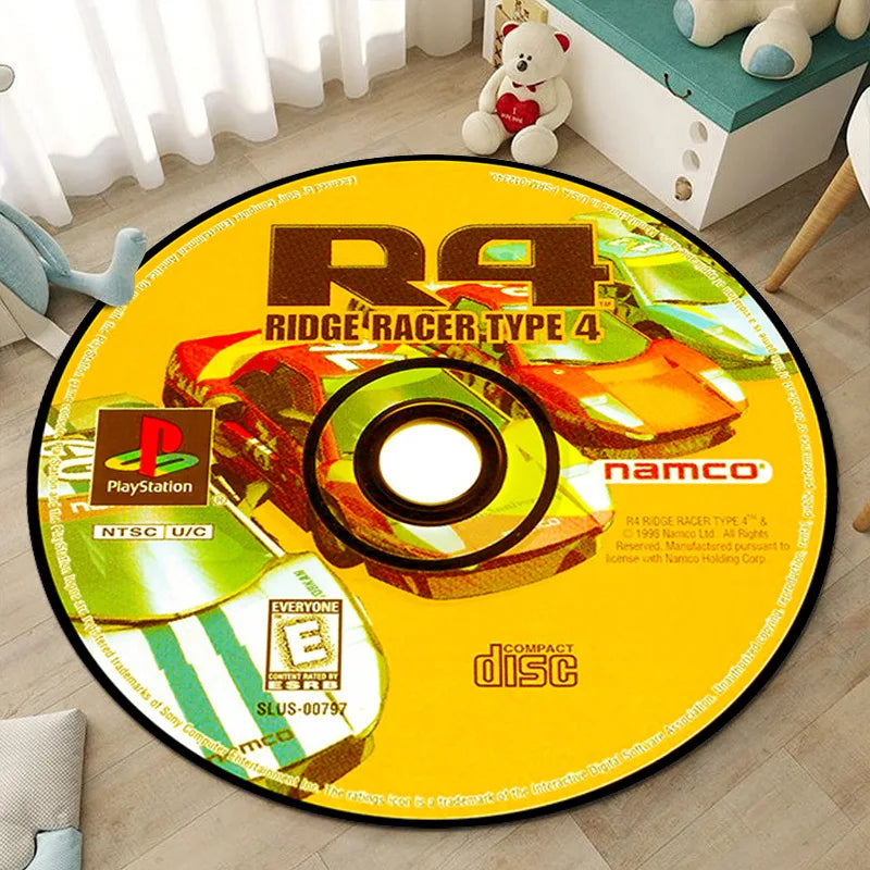 CD living room round rugs  custom rugs  play game mat carpet bedroom children's room  Racing picture and custom carpet