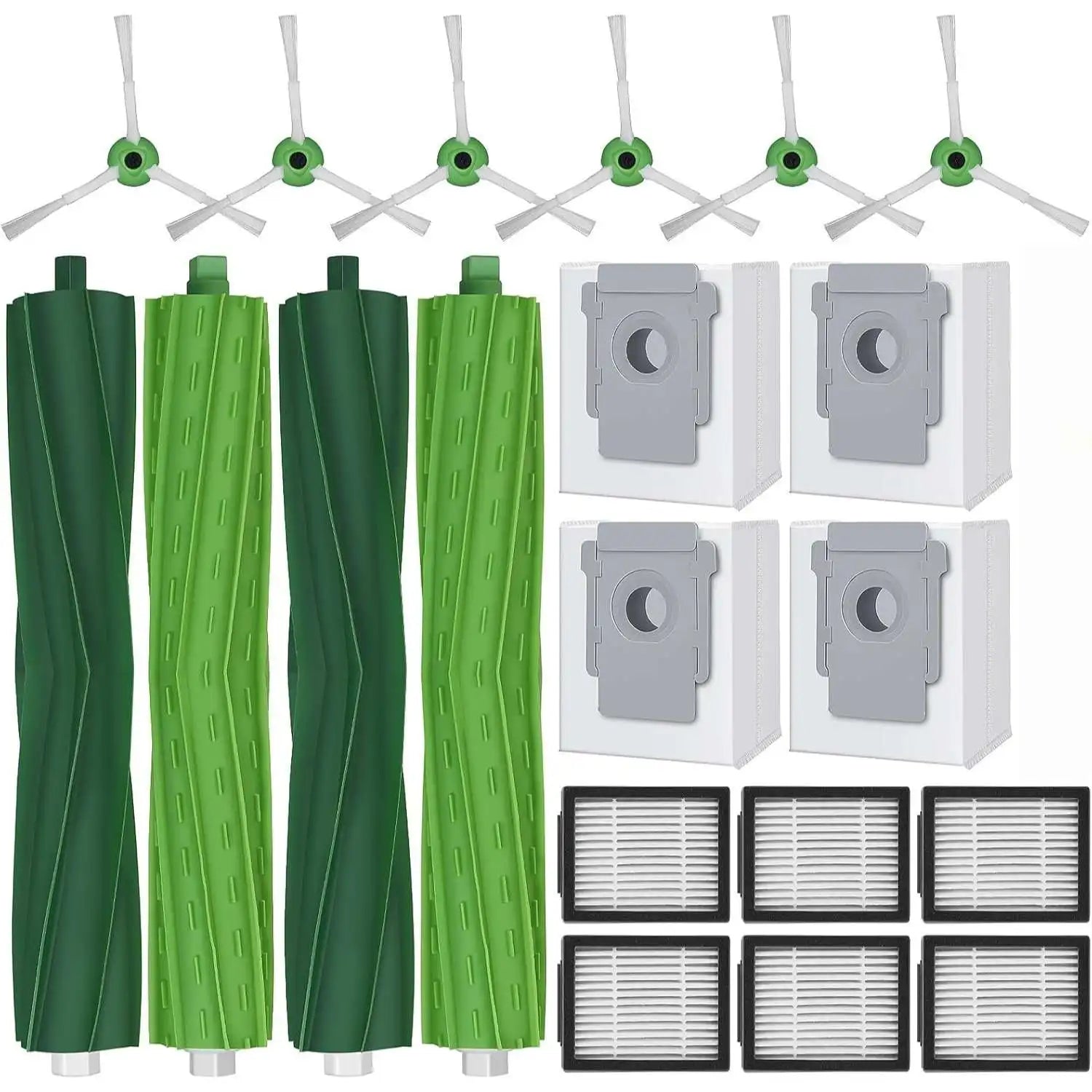 For iRobot Roomba i1 i1+ i3 i3+ i4 i4+ i6 i6+ i7 i7+ i8 i8+/Plus E5 E6 E7 I,E &J Series Vacuum Cleaner, Brushes, Filters, Bags