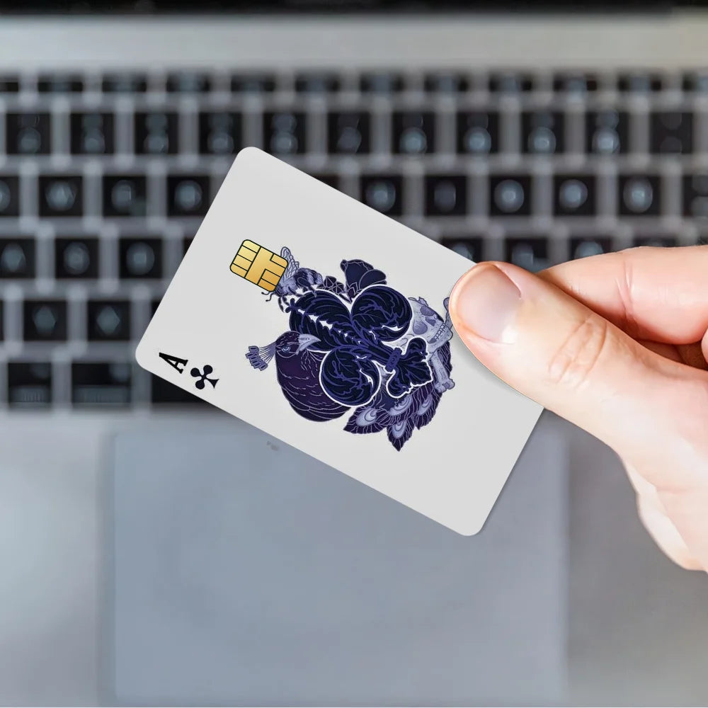 playing cards Decorative Small Waterproof Chip 4PCS Card Sticker New Anti-Scratch