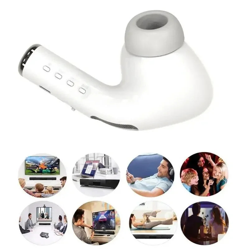 Portable Giant Earphone Mode Bluetooth Speaker Wireless Player Headset Speaker Stereo Music Loudspeaker Radio Playback Soundbar