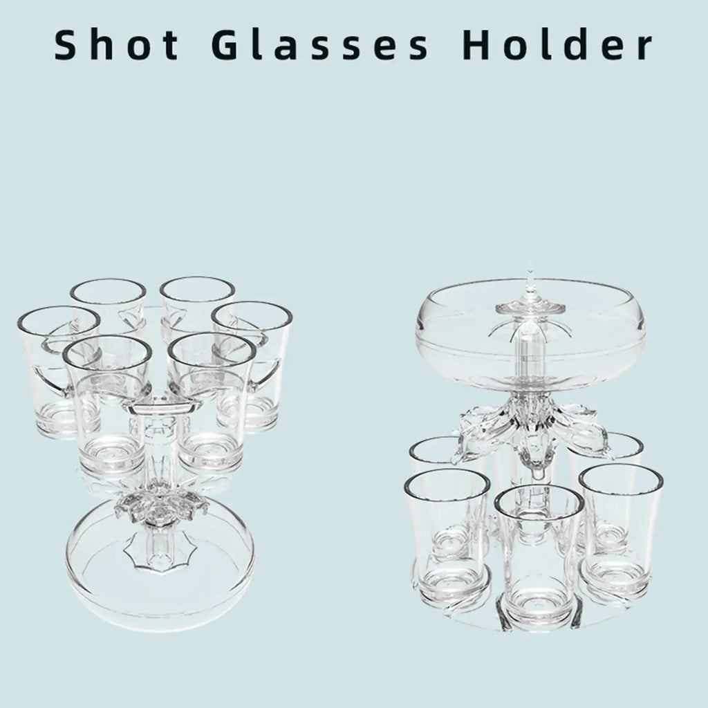 Shot Pourer Dispenser Shot Pourer Liquor Dispenser Cocktail Dispenser 6 Shots Party Drink Dispenser Shot Glass Holder Beverage