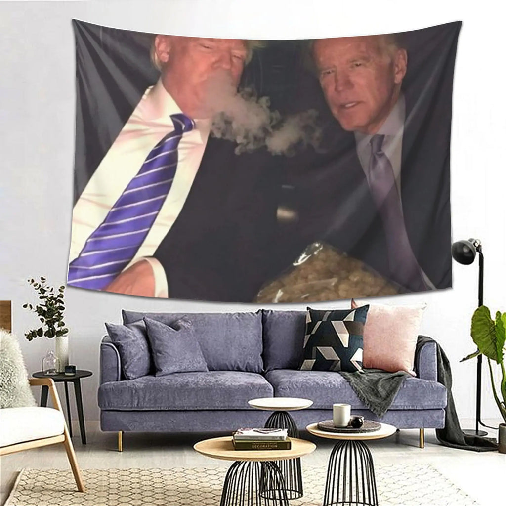 VIKAMA Fun Character Tapestry Fun Living Room Bedroom Wall Decoration Party Dormitory Game Room Soft Decora Divine Room Decora