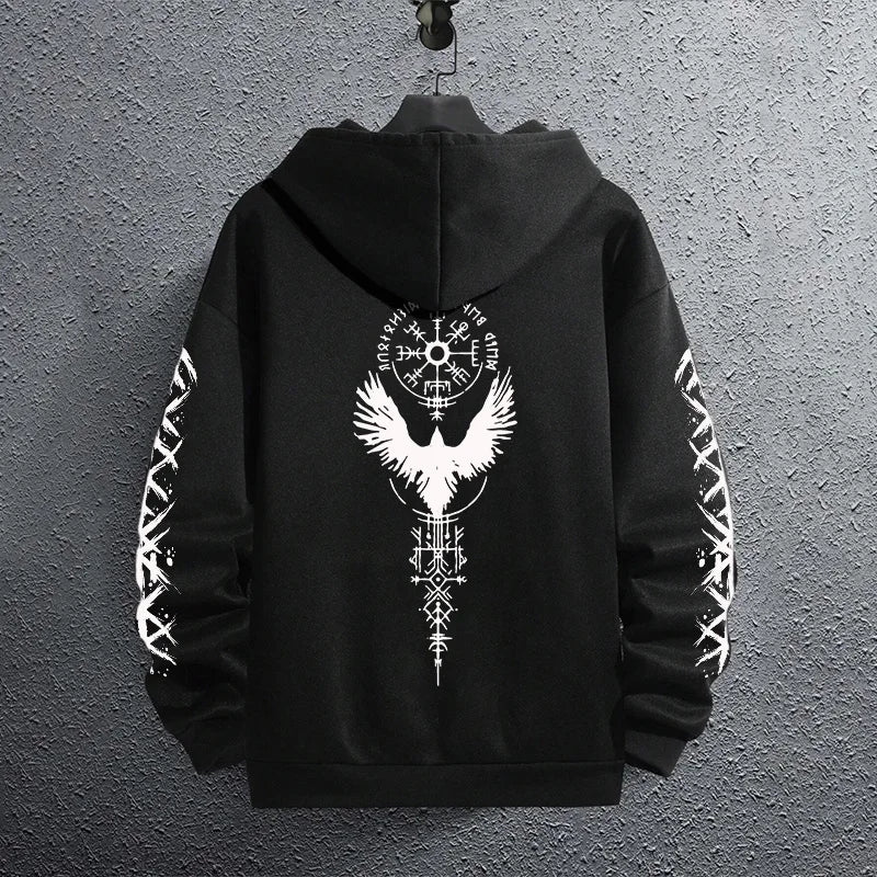 2025 Brand New Black Sweatshirts Autumn Winter Male Daily Casual Sporty Jogging Hoodie Men's Outwear Fashion Pullover