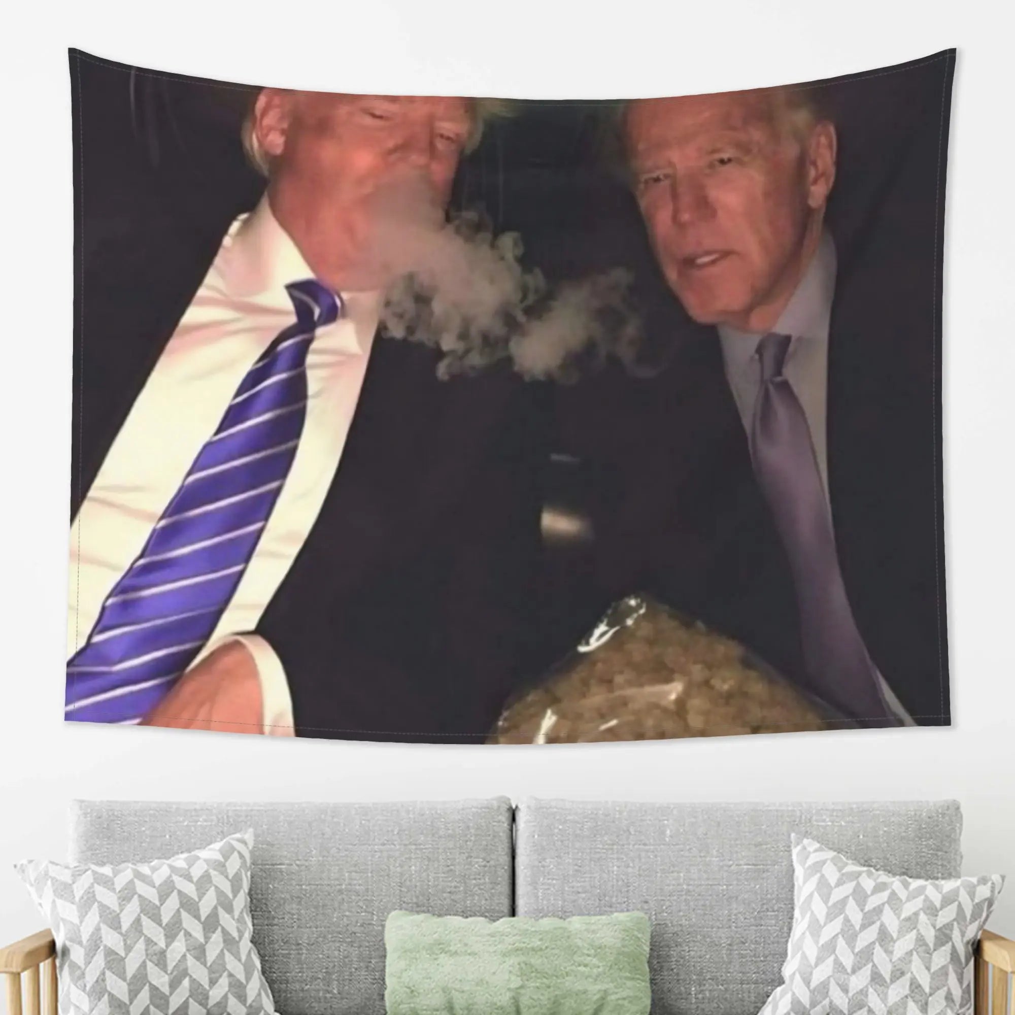 VIKAMA Fun Character Tapestry Fun Living Room Bedroom Wall Decoration Party Dormitory Game Room Soft Decora Divine Room Decora