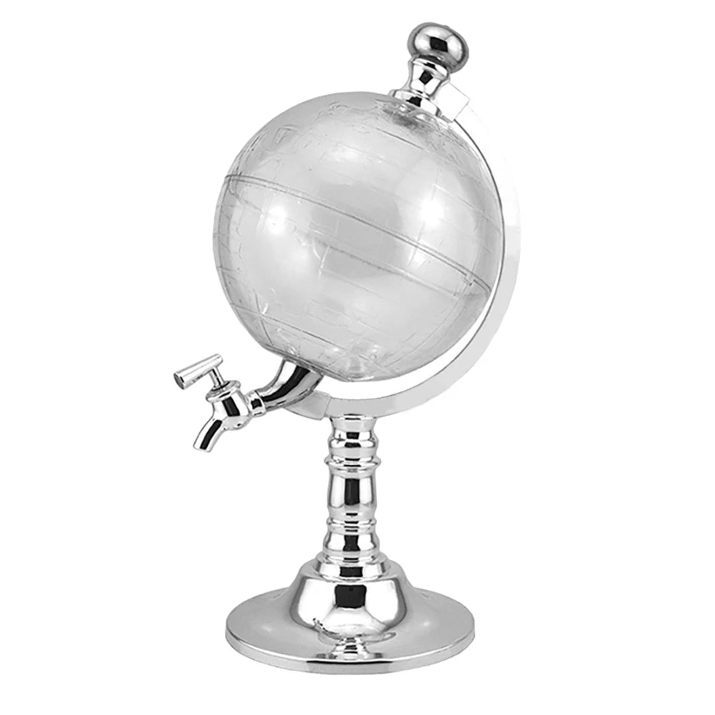 3.5L Decanter Dispenser Bar Tools Globe Shape Dispenser Alcohol Drink Dispenser for Home for Wine Liquors Whiskey Drinks