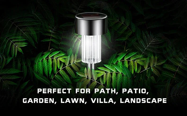 1/5/10PCS Solar Powered Garden Lantern Outdoor Lights Landscape Lighting Pathway Yard Lawn Patio Garden Decorative Lamp