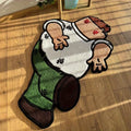 VIKAMA Cartoon Character Carpet, Boy's Bedroom Plush Carpet, Soft Bed Edge Carpet, Living Room Anti-Slip Mat, Home Decoration