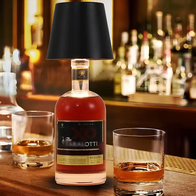 Wireless Bottle Lamp , Touch Control of 3 Colors and Stepless Dimming, Suitable for Wine Bottles, An Alternative to Wine Corks