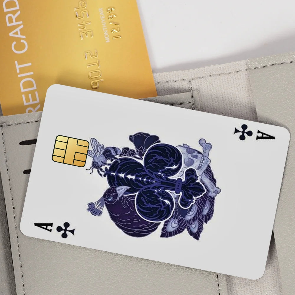playing cards Decorative Small Waterproof Chip 4PCS Card Sticker New Anti-Scratch
